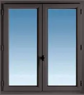 Illustration d’une fenêtre en aluminium anthracite