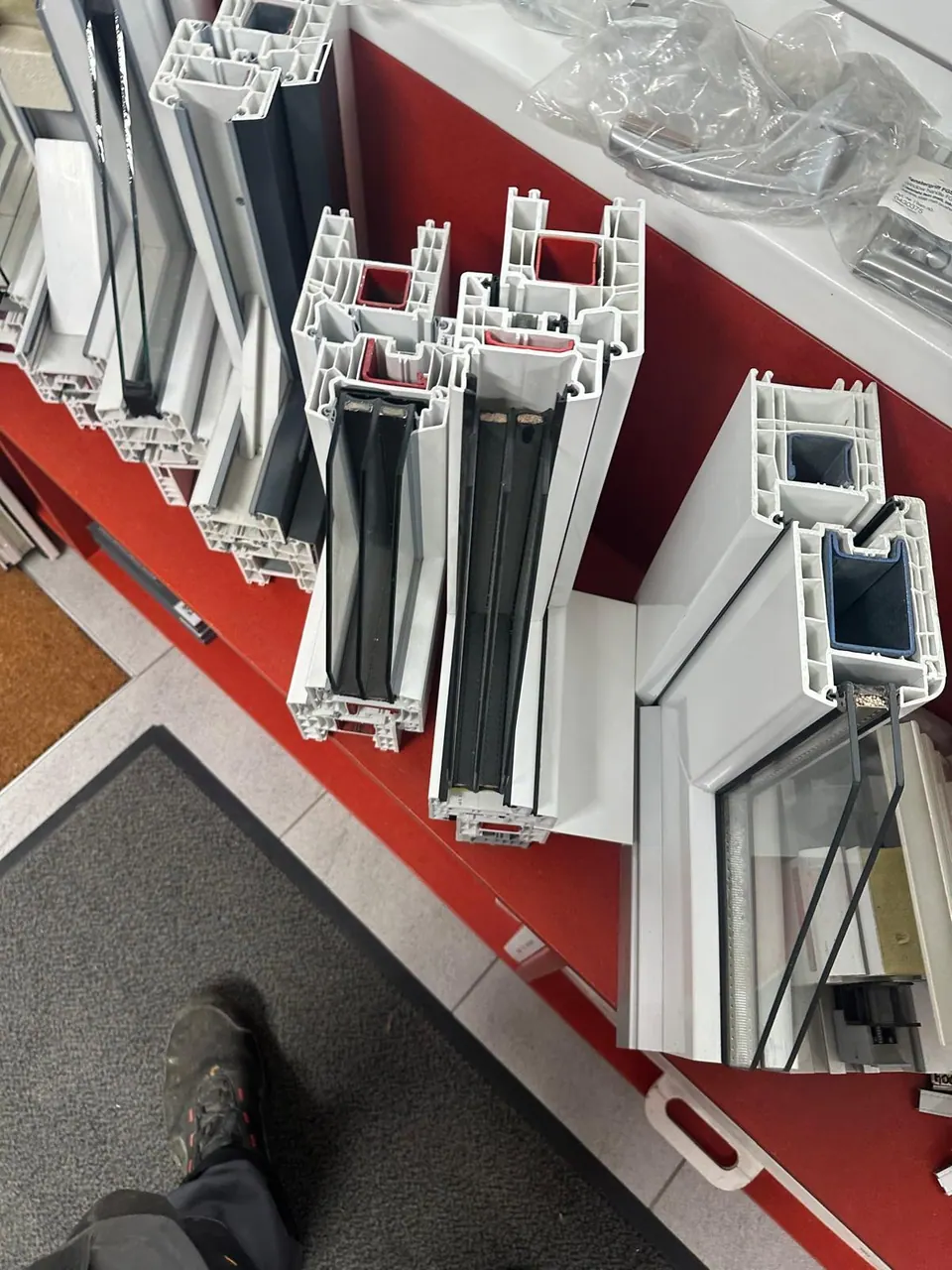Profilés PVC avec triple vitrage